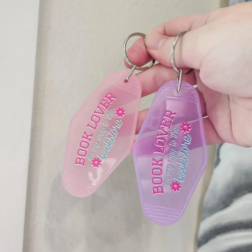 Custom Motel Keychains Car Accessories Customizable Gift Travel Summer Road Trip